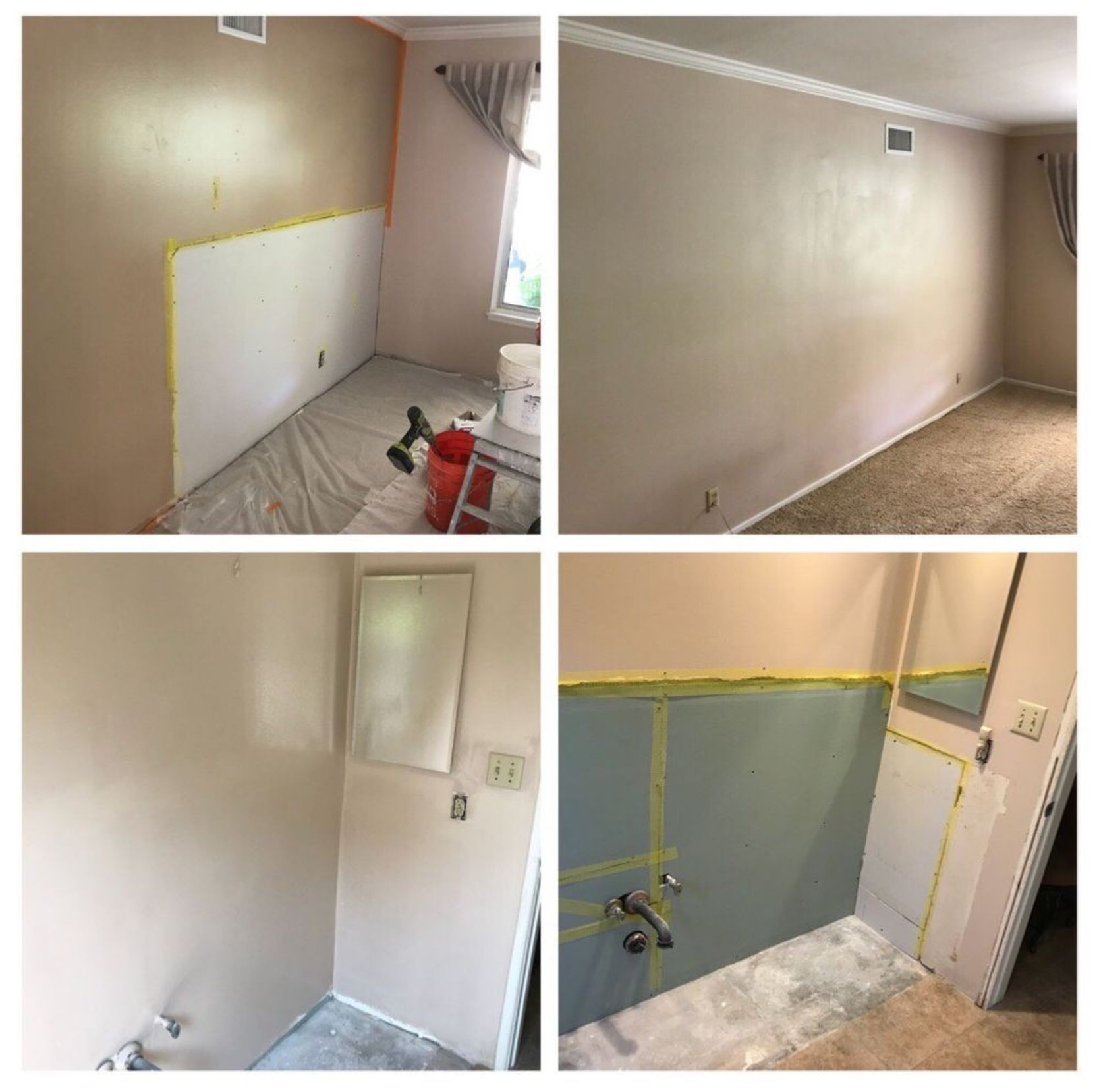 Interior drywall repair